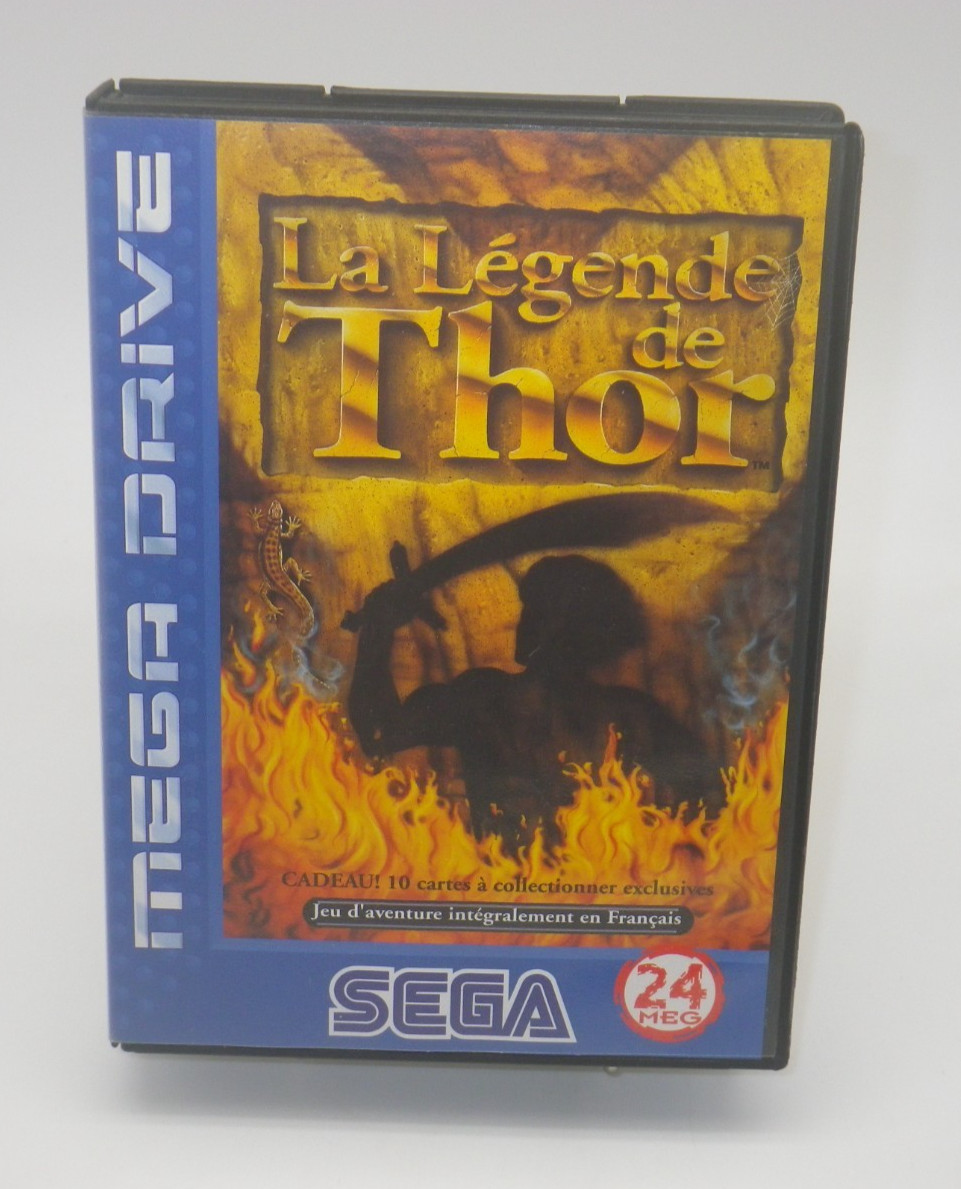 La Legende de Thor - SEGA MegaDrive PAL - Complet  Cartes